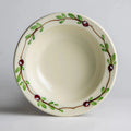Hand-Painted Berry Vine Ceramic Plate