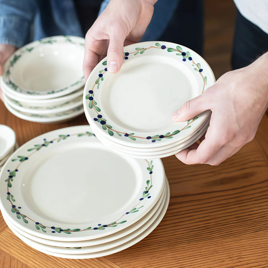 Hand Painted Lavender Ceramic Dinner Plate